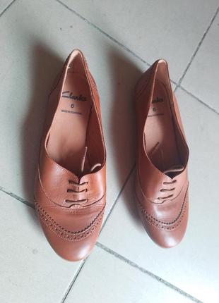 Шкіряні туфлі clarks /кожаные туфли р.392 фото