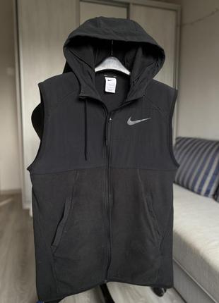 Жилетка безрукавка флисовая nike therma-fit