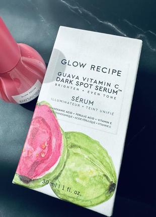 Glow recipe guava vitamin c dark spot brightening treatment serum сыворотка с витамином с2 фото