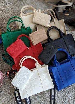 Сумка шоппер maрк джейсobs tote bag мини