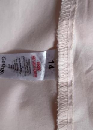 Женская рубашка хлопок george/германия розовая 48-525 фото