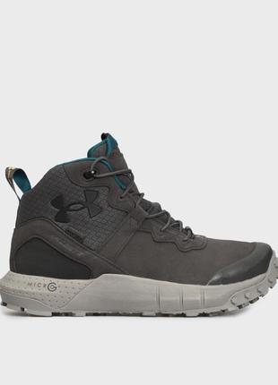 Under armour мужские темно-серые ботинки ua mg valsetz trek mid l wp1 фото