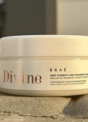 Маска для глубокого восстановления волос brae divine anti-frizz mask