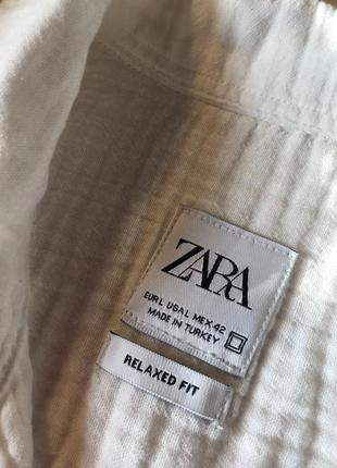 Рубашка поло zara polo shirt with pocket - l9 фото