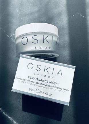 Oskia renaissance mask маска для обновления и эксфолиации кожи