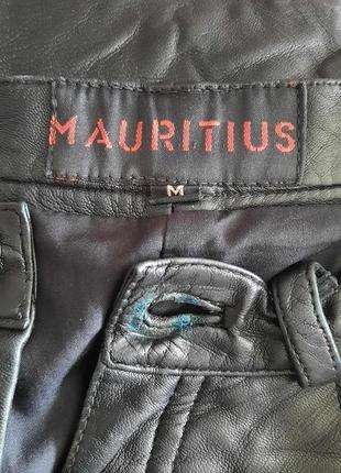 Кожаные классные дизайненские качественные брюки mauritius2 фото