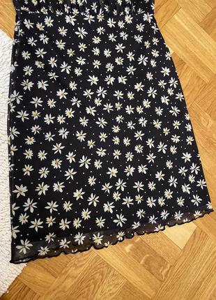 Плаття сарафан квітковий принт розмір s bershka жіночий короткий3 фото