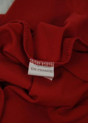 Юбка франция красная мини воланы юбка короткая y2k винтаж винтажная7 фото