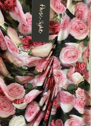 Платье в цветы розы3 фото