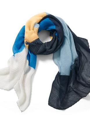 М'який тканий шарф плісе від tchibo (німеччина), розмір 80*200 см