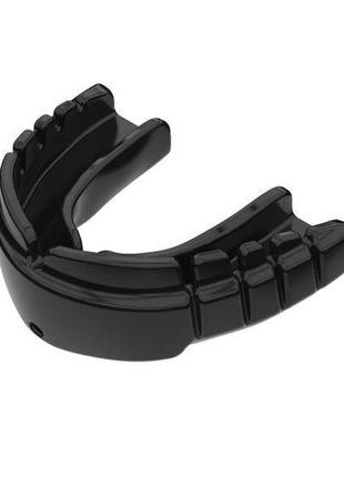 Капа для боксу захисна боксерський захист для єдиноборств opro snap-fit for braces black  ku-22