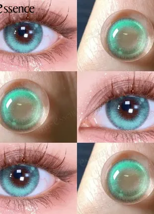 Цветные контактные линзы без диоптрий + контейнер