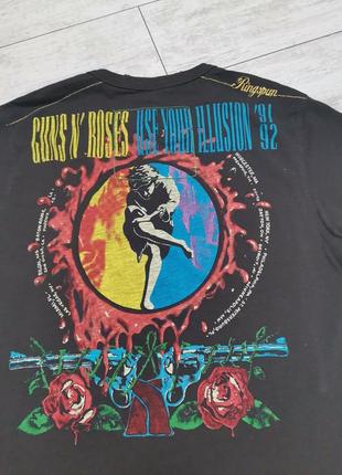 Туровая винтажная футболка в коллекцию guns n roses, 91-92 год8 фото