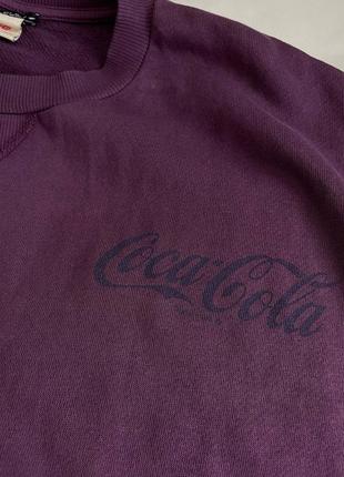 Свитшот безрукавка туника zara coca cola l фиолетовая8 фото