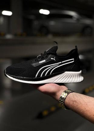 Кроссовки puma spring light black white
