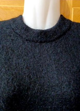 Брендовый супер теплый свитер с шерстью и альпакой р.s от zara3 фото