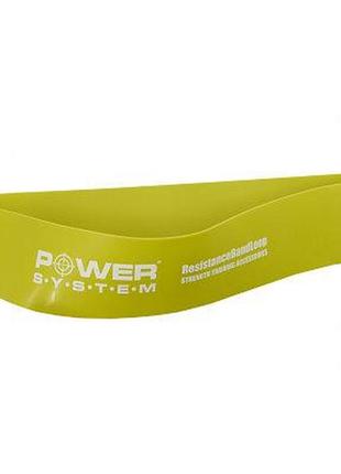 Резинка для фитнеса спортивная тренировочная power system ps-4062 flex loop medium green (сопротивление 18кг.)3 фото