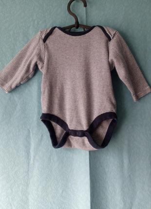 Боди полосатое next baby 3-6m/63-68