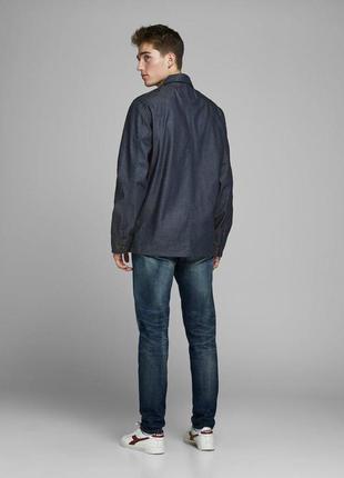 Крута джинсова куртка jack&jones royal worker r237 rdd selvedge jacket3 фото