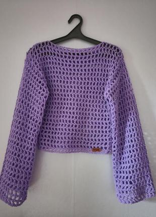 Трендовая кофта сетка! ручная работа 😍