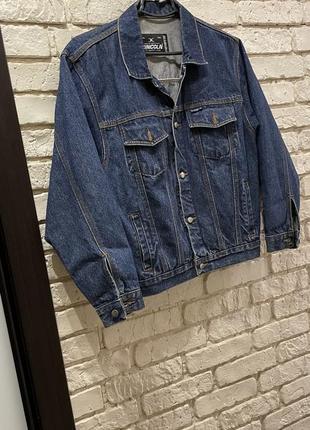 Винтажная джинсовая куртка4 фото