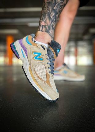 New balance 2002r "incense" кроссовки замш, сетка