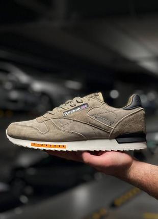 Reebok classic super leather dark silver