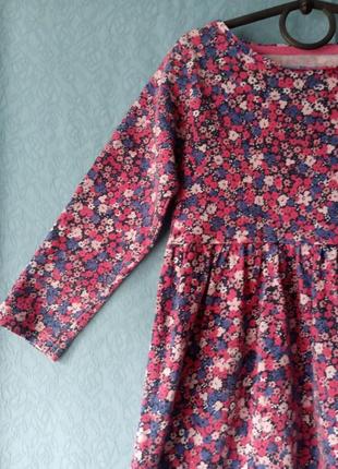 Платье трикотажное в мелкие цветы bluezoo 1,5-2/922 фото