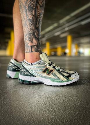 New balance 1906r aime leon dore jade кроссовки кожа+сетка6 фото