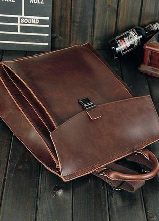 Классический женский рюкзак рюкзачок портфель коричневый4534 фото