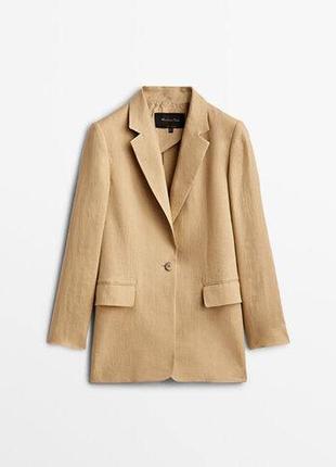 Пиджак жакет лён