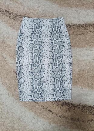 Юбка эко кожа