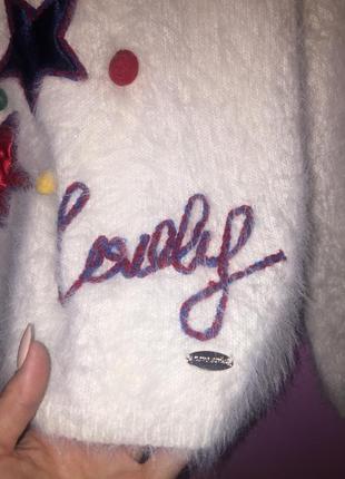 Мягкий стильный свитер травка