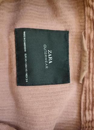 Вельветова рубашка оверсайз zara6 фото