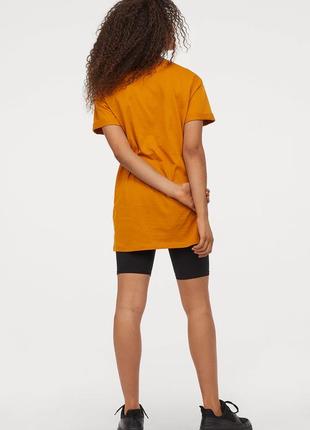 Xs h&m фирменная длинная натуральная футболка платье из мягкого трикотажа3 фото