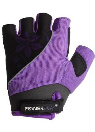 Велоперчатки женские спортивные велосипедные перчатки для катания на велосипеде 5281 d фиолетовые xs ku-223 фото