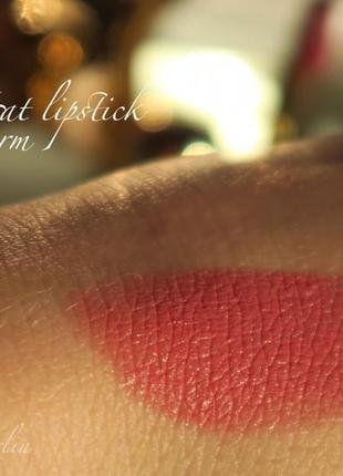 Рожева персикова французька кремова помада christian dior diorific mat lipstick 440 charm франція5 фото