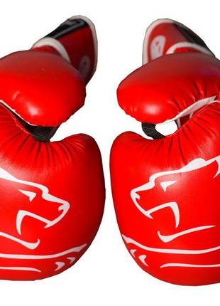 Боксерские перчатки спортивные тренировочные для бокса powerplay 3018 jaguar красные 12 унций ve-335 фото