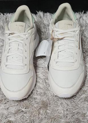 Оригинальн. кроссовки reebok classic leather sp shoes gz6425 нат.кожа р.6,5 ausa(24см).3 фото