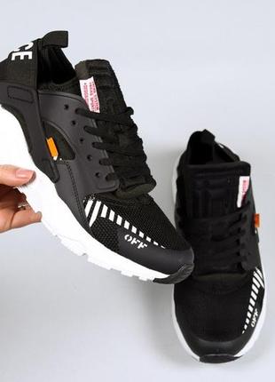 Мужские кроссовки baas nice 3701👟 черно белые, демисезон