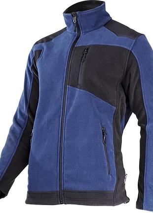 Куртка флисовая синяя с упрочнением 40138, lahti pro размер м
