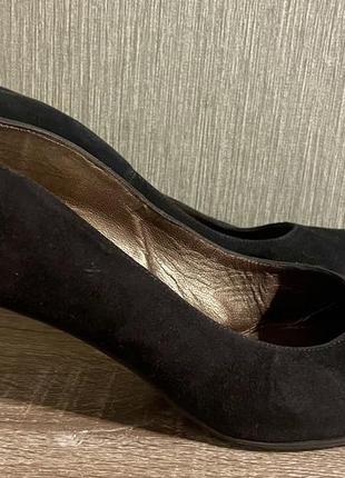 Туфли шикарные из натуральной замши peter kaiser р.411 фото