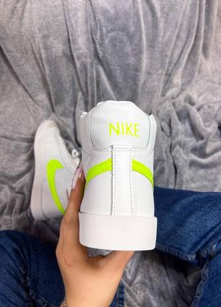 👟 кеди nike blazer high green logo/ наложка bs👟3 фото