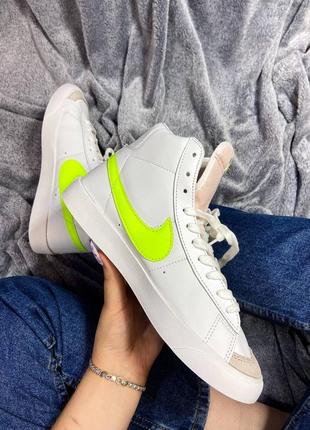 👟 кеди nike blazer high green logo/ наложка bs👟6 фото