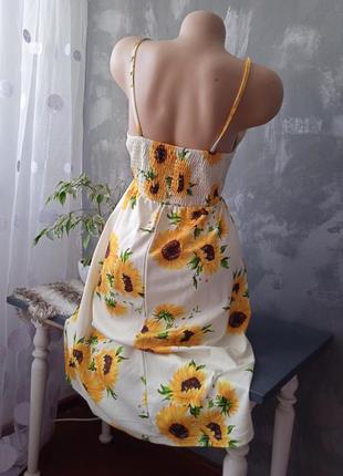 Платье 👗, сарафан в соняшниками 🌻🌻🌻6 фото