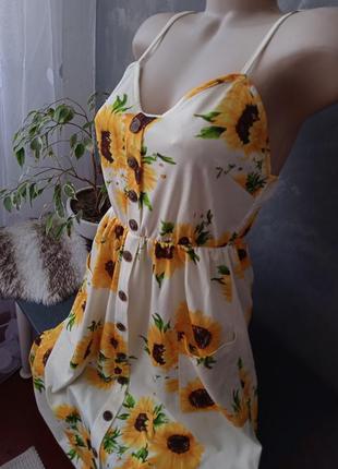 Платье 👗, сарафан в соняшниками 🌻🌻🌻4 фото