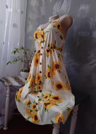 Платье 👗, сарафан в соняшниками 🌻🌻🌻5 фото