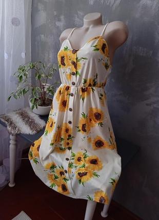 Платье 👗, сарафан в соняшниками 🌻🌻🌻3 фото