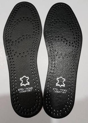 Стельки для обуви кожаные stelticks comfort	. размеры 36-48