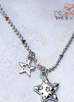 Стильная подвеска со звездами